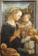 Madonna and Child with Two Angels, Fra Filippo Lippi